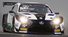 Lexus, sorpasso all’ultimo giro: prima vittoria al Blancpain GT Series al Paul Ricard