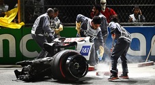 Schumacher, terribile incidente a Jeddah: il pilota esce salvo. La pole a Perez davanti alle Ferrari