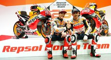 Honda, ecco il “dream team” con Marquez e Lorenzo. Marc: «Quasi pronto», Jorge: «Un onore essere qui»
