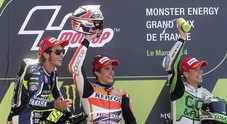 Gp Francia: Marquez è di un altro pianeta solo Valentino Rossi gli resta in scia