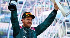 Vettel fa sognare l'Aston Martin con il podio di Baku e tutta la F1 gli fa i complimenti
