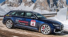 20quattro ore delle Alpi, da Corvara a Cortina la Audi RS 4 Avant protagonista tra le perle dell’arco alpino