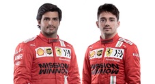 F1, Ferrari presenta il team per la stagione 2021. Leclerc: « Sono qui per battere tutti», Sainz: «Entro 5 anni voglio il Mondiale»