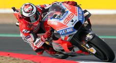 GP Gran Bretagna: doppietta Ducati in prova, Lorenzo precede Dovizioso. Male Rossi 12°
