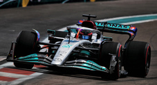 GP Miami, prove libere 2: la Mercedes si fa vedere, Russell davanti a Leclerc, Sainz sbatte ancora