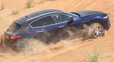 Deserto di Levante. Al volante del Suv Maserati fra le dune di sabbia di Dubai: il gioiello sorprende per l’inarrestabilità