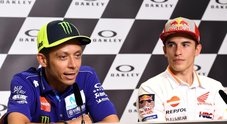 MotoGP, Rossi gela Marquez: «Non serve stringerci la mano. Per me va bene così»