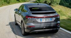 Sportback, la declinazione coupé dell'Audi Q4 e-tron. Elettrica con uno o due motori, ha 532 km d'autonomia