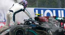 Russell colpevole del brutto incidente con Bottas nel GP di Imola, Wolff lo attacca duramente