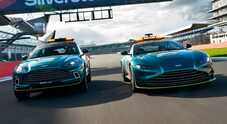 Aston Martin, safety e medical car per la F1. Safety car su base Vantage e DBX per la medical car
