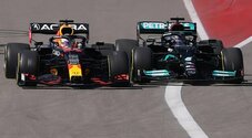 Hamilton-Verstappen duello da cow boy in Texas: l'olandese perfetto, ma Lewis dà spettacolo