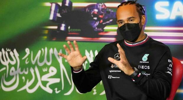 Lewis Hamilton in Arabia Saudita