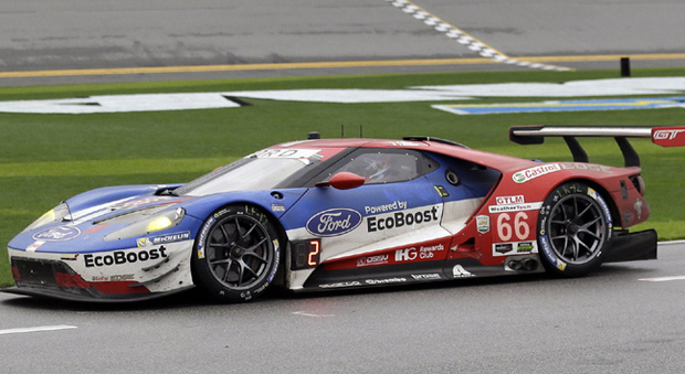La Ford GT vincitrice della 24 di Daytona nella nella classe GTLM