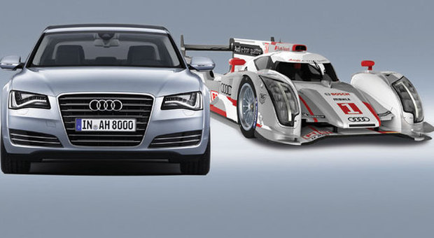 Audi R18 e-tron vincitrice a Le Mans e la A8 Hybrid