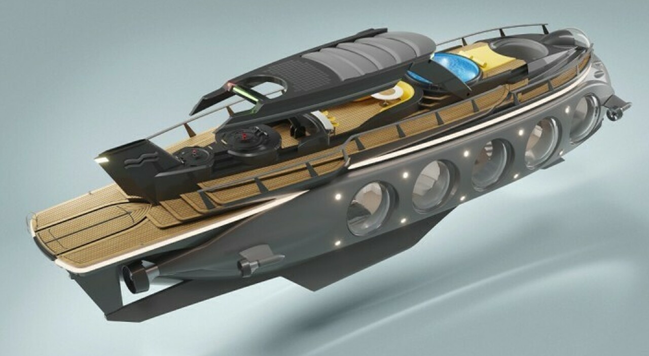 Nautilus, lo yacht-sottomarino di 37,5 metri