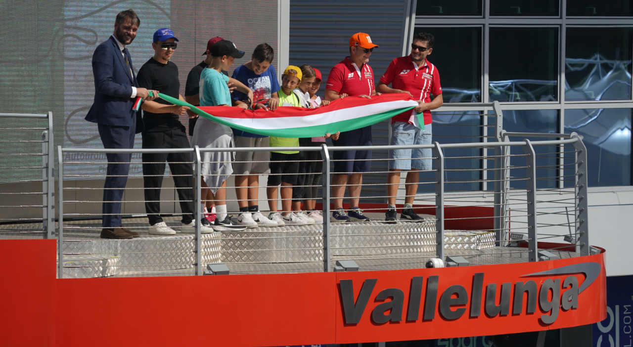Il nuovo podio di Vallelunga inaugurato oggi