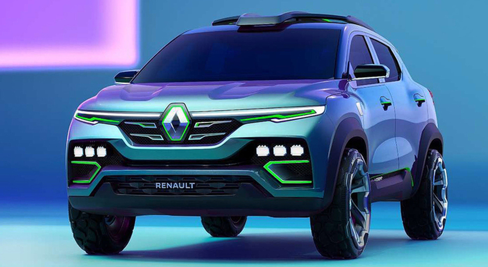 La Renault Kiger ancora in versione Showcar, quella che verrà svelata il 28 gennaio non sarà molto differente