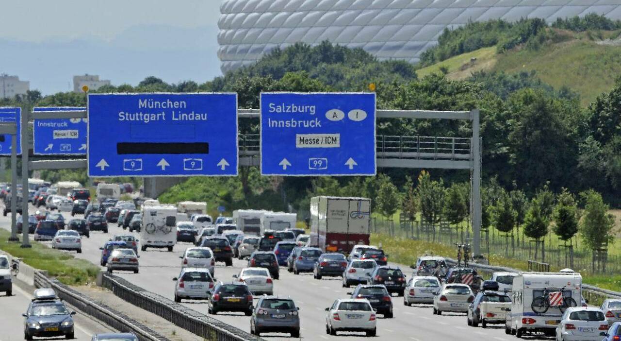 Un'autostrada in Germania