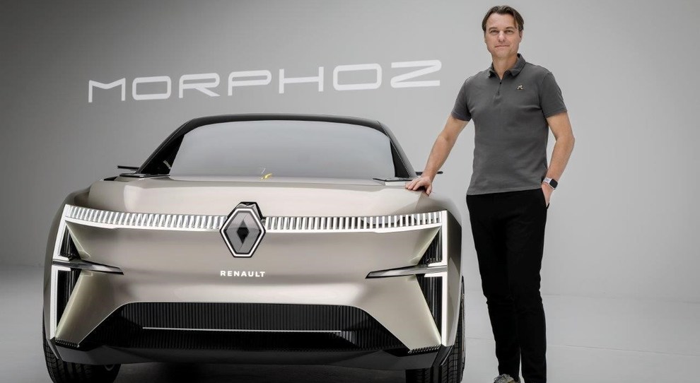 Laurens van den Acker, a capo del design Renault con la sua ultima creatura: il concept Morphoz