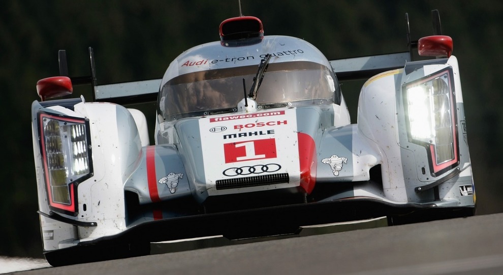 Una delle Audi R18 che hanno dominato alla 24 Ore di Le Mans