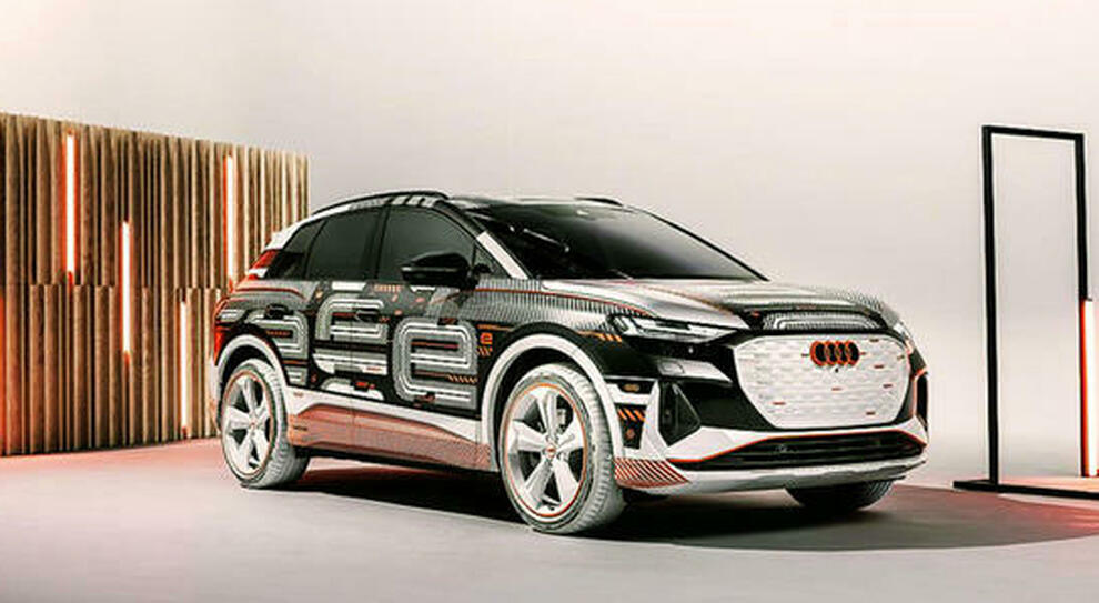Audi Q4 e-Tron, debutto pubblico a Interni Designer's Week