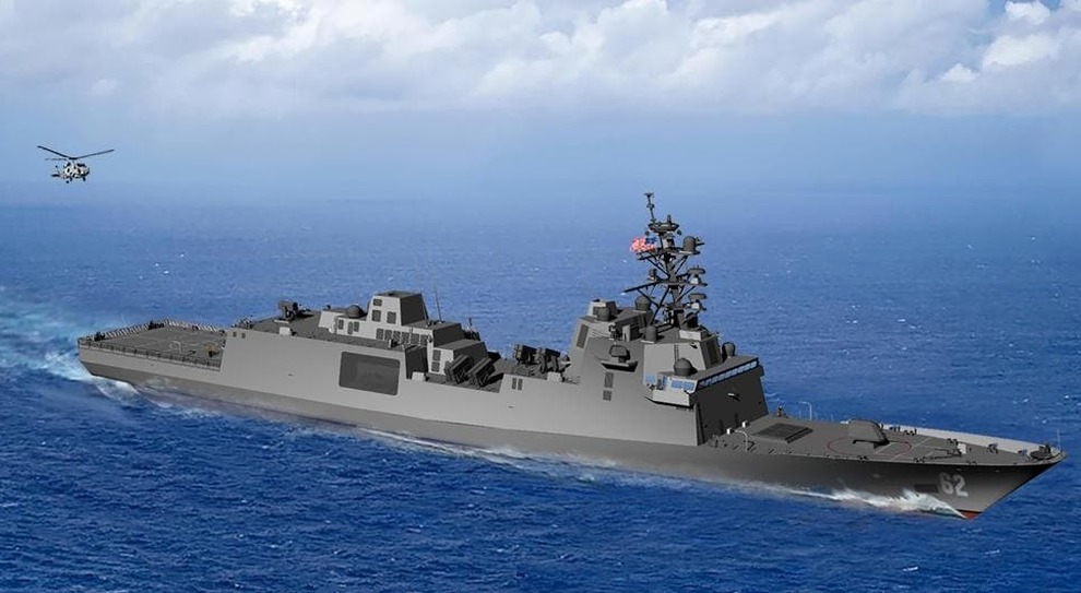 Il rendering della nuova fregata della Us Navy