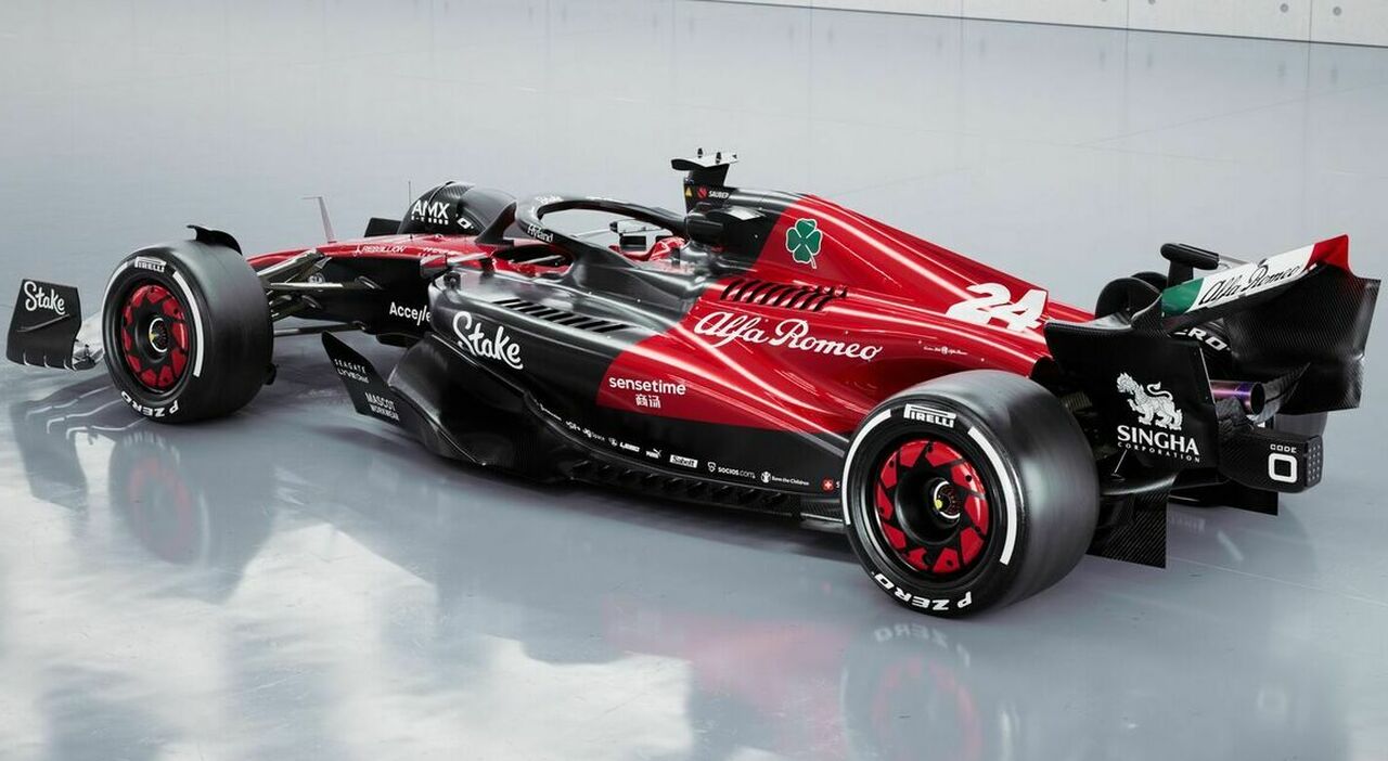 La Sauber Alfa Romeo C43 a motore Ferrari del prossimo campionato di Formula 1