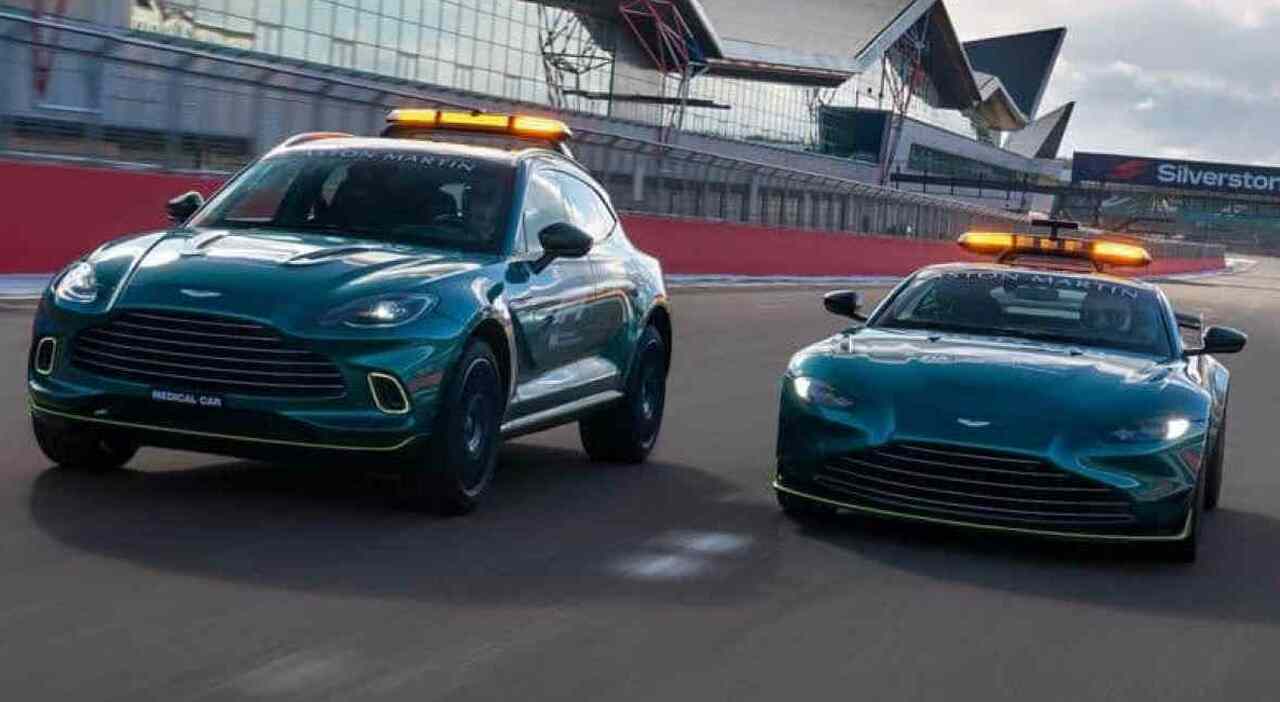 Aston Martin Vantage e DBX, safety e medical car in F1