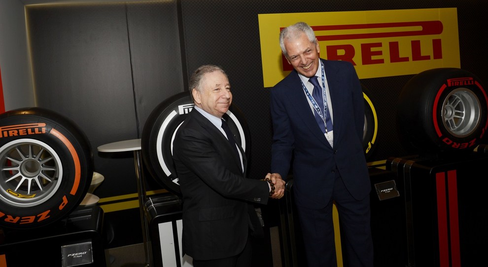 Marco Tronchetti Provera, Vice presidente esecutivo e CEO di Pirelli con Jean Todt, Secretary-General s Special Envoy for Road Safety