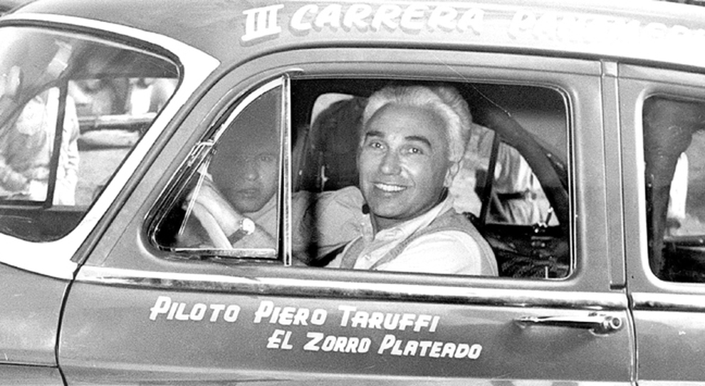 Piero Taruffi alla Carrera Panamericana nel 1952