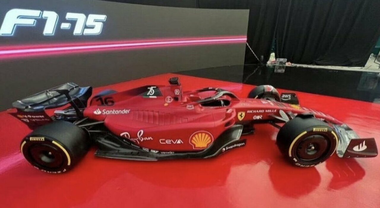 La foto uscita sui social della nuova Ferrari F1-75