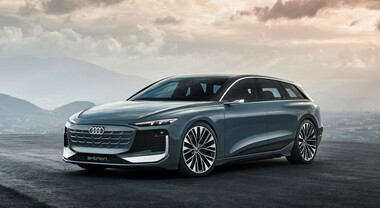Audi A6 Avant e-Tron Concept, l'eleganza elettrica dei Quattro Anelli
