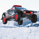 Audi RS Q e-tron, dalla Dakar alla neve della GP Ice Race. Incredibile prova del bolide elettrico a Zell am See in Austria